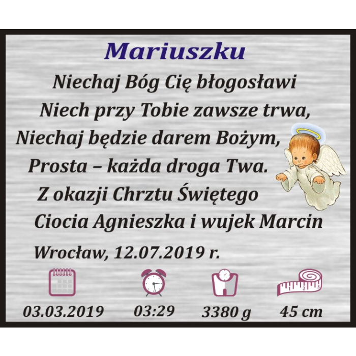 przykładowa dedykacja