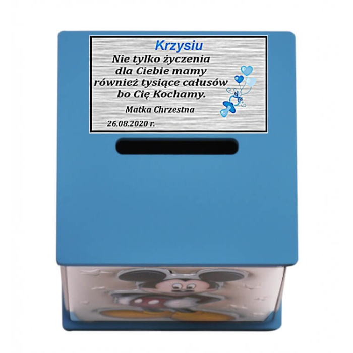 Prezent na chrzest z dedykacją