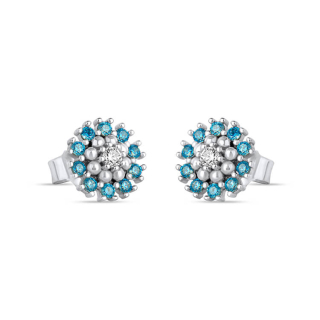 Kolczyki srebrne Serduszka