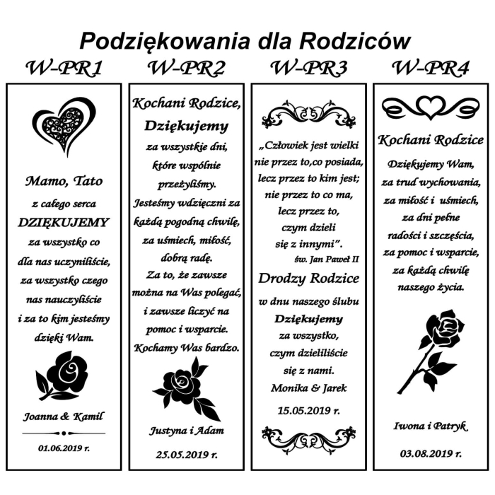 Prezent na Rocznicę Ślubu. Grawer GRATIS
