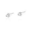 Złote kolczyki z brylantami 0,16ct