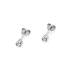 Złote kolczyki z brylantami 0,16ct