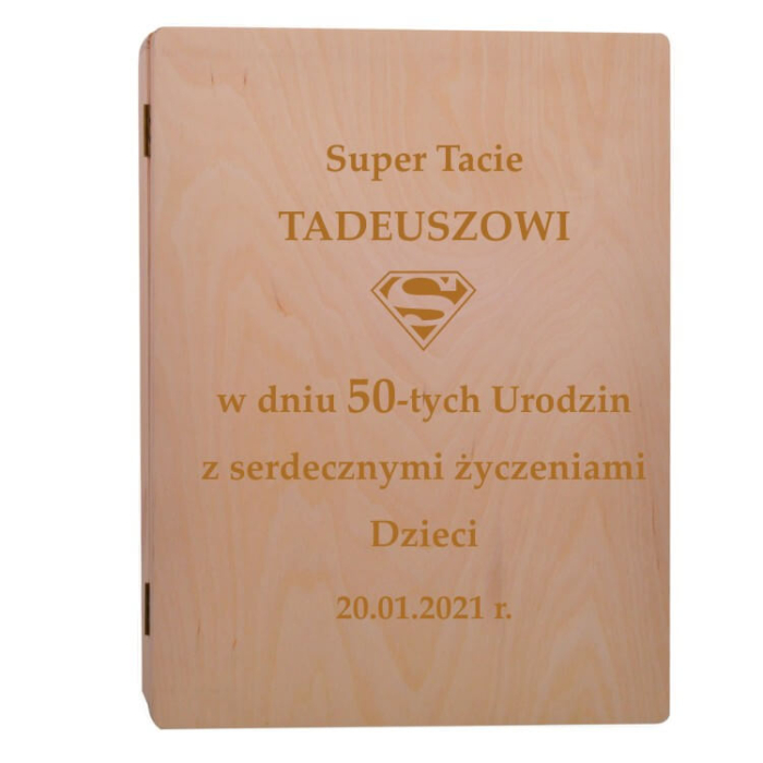 skrzynka z grawerem