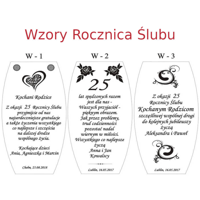 Grawer na szkle Wazon