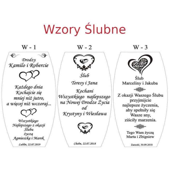 Grawer na szkle Wazon